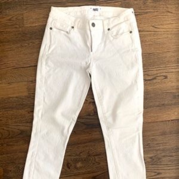 Pure White Paige Verdugo Crop Jeans - Picture 3 of 7